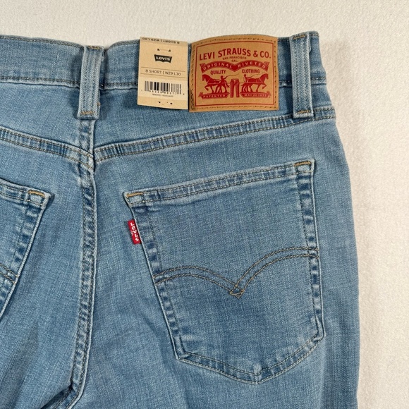 Levis Jeans Womens 29 Blue 724 High Rise Straight Stretch NWT - Picture 15 of 16